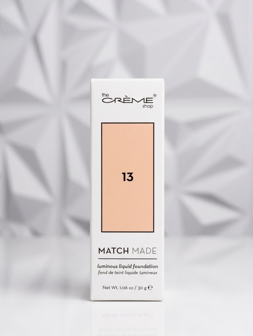 The Crème Shop Match Made Luminous Liquid Foundation - Shade 13 Light Beige